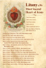 Litany of the Most Sacred Heart of Jesus Prayer Card 